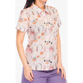 Dámská košile Dámská turistická košile Kavu Girl Party - crabs n cocktails XS