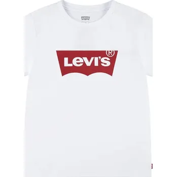 Chlapecké tričko Dětské tričko Levi's BATWING TEE 4EK825 bílá 00X, vel. 158