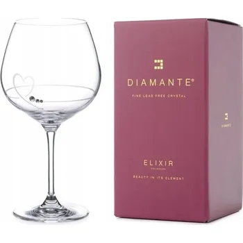 Sklenice Skleničky na bílé víno, skleničky na červené víno Diamante bílé 440 ml 2 ks