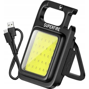 Svítilna Svítilna Superfire MX16, 600 lm, 500 mAh, USB-C