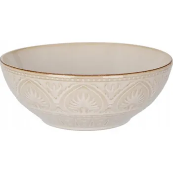 KERAMICKÁ MÍSA S VROUBKOVANÝM VZOREM 1060 ML, PRŮMĚR 19,5 CM