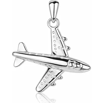 Přívěsek JKB Jewel Stříbrný přívěsek dopravní letadlo