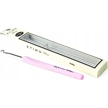 Nástroj na niť a příze Háček Tulip Etimo červený 6 mm