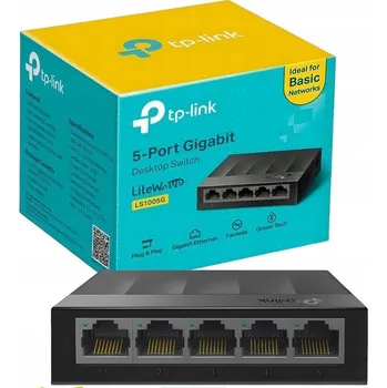 Switch Switch TP-Link LiteWave LS1005G 5x100/1000 Nespravovaný