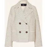 Luisa Cerano Dámská Bunda Hranatého Střihu, krémová / tmavě...