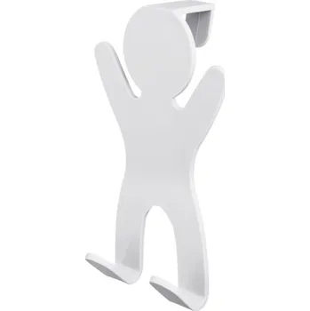 Věšák Háček bez vrtání Bisk šedý