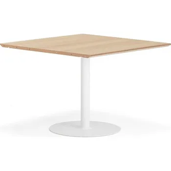 Jednací stůl Stůl METRIC, rozšiřující díl, 1000X1000x720 mm, bílá/dub