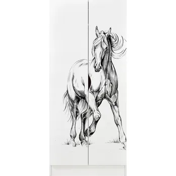 Šatní skříň Skříň Leomark Roma 70 x 161,5 x 42,5 cm bílá