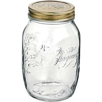 Sklenice Bormioli Rocco 8001023497503 skleněná dóza runda Průhledný