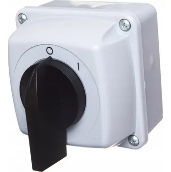 vypínač Křížový spínač Elektromet 0-1 3P 25A IP44 Łuk E25-13