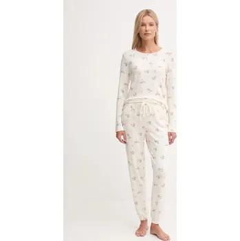 Dámské pyžamo Pyžamo Lauren Ralph Lauren ILN92452 béžová 01A, vel. XS