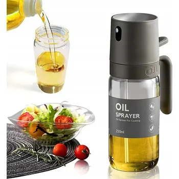 KUCHYŇSKÝ ROZPRAŠOVAČ NA OLEJ OLIVOVÝ OLEJ DÁVKOVAČ SKLENĚNÝ VE SPREJI S RUKOJETÍ 250 ml