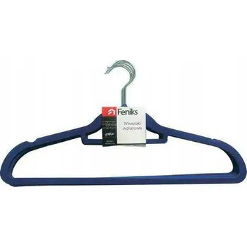 Věšák Věšák sametový 5ks MODRÝ