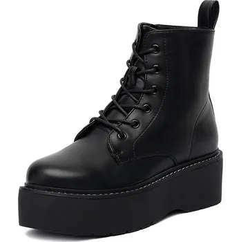 Dámská obuv Deezee kotníkové boty dámské černé 12663-1 -BLACK PU