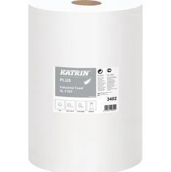 Utěrka Papírové utěrky celulóza Katrin v balení 3 ks bílé