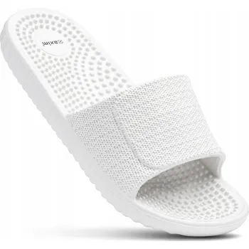 Dámské pantofle 25364 Nazouváky bílé 41