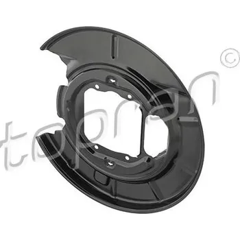 Brzdový systém Ochranný plech proti rozstřikování, brzdový kotouč TOPRAN 503 351