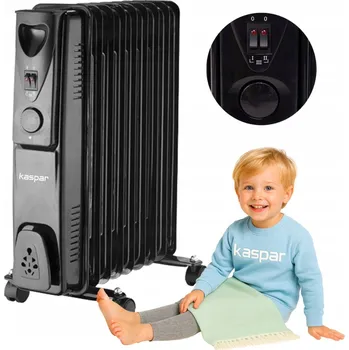 Topidlo Olejový radiátor Kaspar 2000 W černý