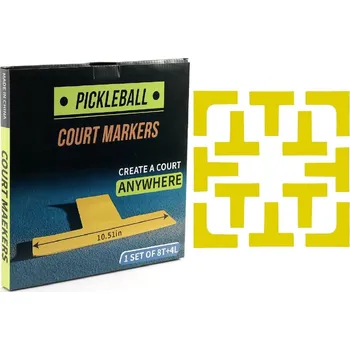 Raketový sport Merco Court Marker Kit lajny na pickleball žlutá