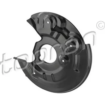 Brzdový kotouč Ochranný plech proti rozstřikování, brzdový kotouč TOPRAN 117 969