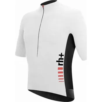 cyklistický dres RH+ Cyklistický dres ZeroSpeedCell bílo-černo-červený - M