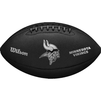 Fotbal Wilson Míč NFL Team Metallic Premiere Minnesota Vikings WF4015821XB Black 9