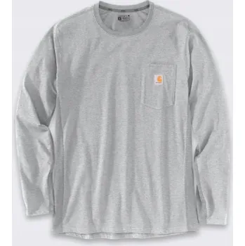 Pánská móda Carhartt Tričko Force Midweight Pocket šedé