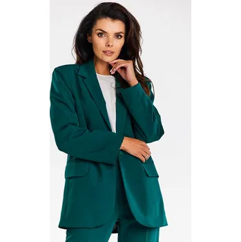 Dámská móda Bunda Awama Petrol 6201023 XS