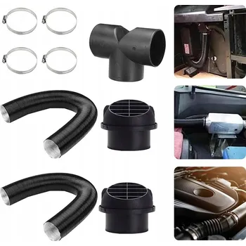 Ventilátor topení a klimatizace T-ROZDĚLOVAČ Rozbočovač TRUBKA 75 mm OLEJOVÝ OHŘÍVAČ WEBASTO 8 kW