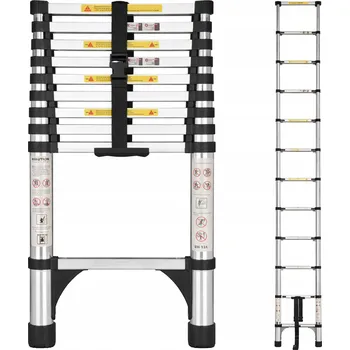 Železářství Žebřík HardMaister ocel 150 kg 3,80 m