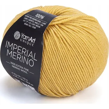 Příze Vlna YarnArt Unique IMPERIAL MERINO 100% merino vlna 3309 hořčicová