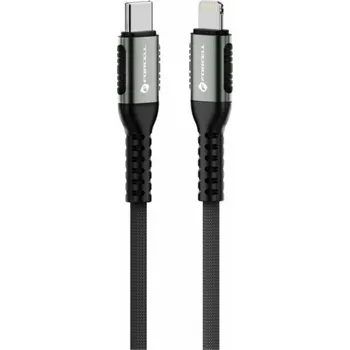Datový kabel ForCell Kabel USB-C na Lightning F-Energy PD 3A 27W Cafule 0,5 m C259 černý