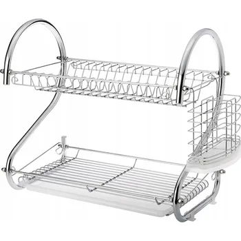 Odkapávač na nádobí Odkapávač na nádobí dvoupatrový Camelia bílý