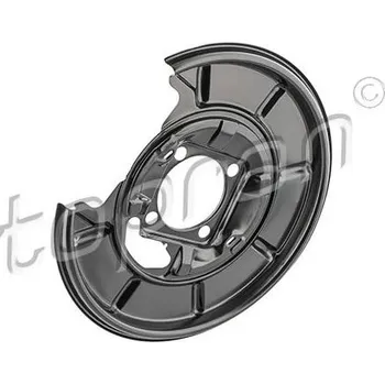 Brzdový systém Ochranný plech proti rozstřikování, brzdový kotouč TOPRAN 409 518