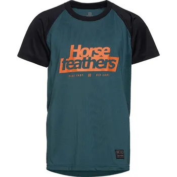 cyklistický dres Dětský bike dres Spike - petrol/black velikost S