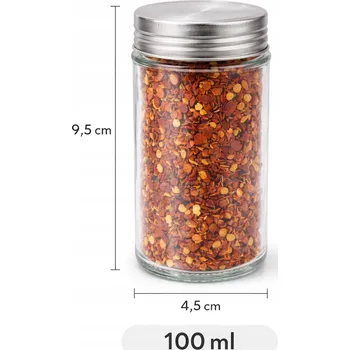 Sklenice Skleněná zavařovací sklenice na koření 100 ml