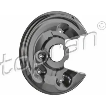 Brzdový kotouč Ochranný plech proti rozstřikování, brzdový kotouč TOPRAN 116 821