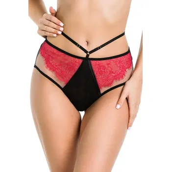 Kalhotky Vysoké dámské kalhotky DELICE 19091 RED červená XXL