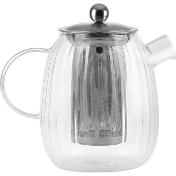 Konvice na čaj VIALLI DESIGN Tulip 1 l - skleněný čajový konviček s infuzérem