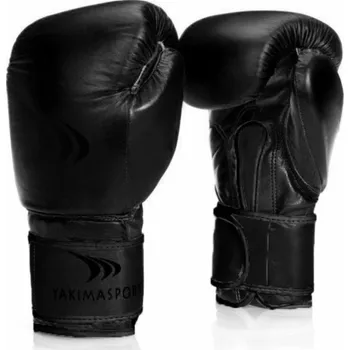 Boxerské rukavice YakimaSport Boxerské rukavice GRAND černé matné - přírodní kůže 16 oz