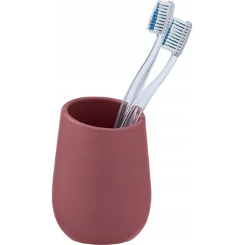 Držák na kartáček Růžový kelímek/stojan na zubní kartáčky Wenko