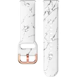 Řemínek Drakero Silikonový pro 20mm Quick Release mramor