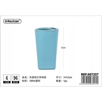 Stylový držák na kartáčky v barvě modrá Morandi