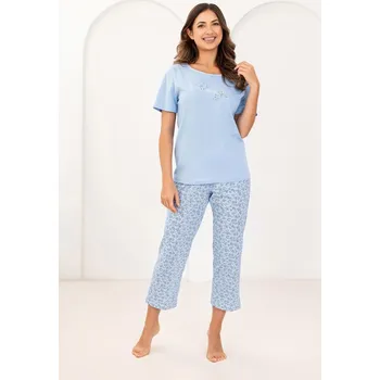 Dámské pyžamo Pyžamo Regina 736 cr/r M-XL W26 dámské růžová L