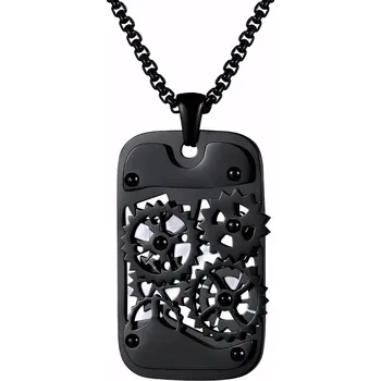 Přívěsek Gaira Přívěsek Dog Tag 30432, Barva černá