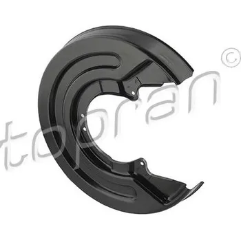 Brzdový systém Ochranný plech proti rozstřikování, brzdový kotouč TOPRAN 117 977