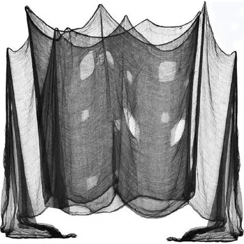 Vánoční dekorace Dekorační látka na Halloween pro halloweenskou párty, výzdobu dveří, hal, sprchových závěsů,