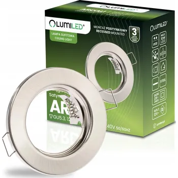 Halogenové svítidlo pod omítku Stropní Svítidlo Kulaté Pevné Satén GU10