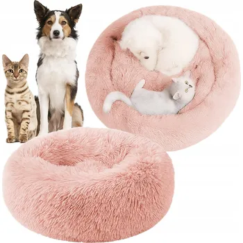 Pelíšek pro psa Pelíšek pro psa a kočku, chlupaté, nadýchané, polštář, plyšový polštář, 50 cm