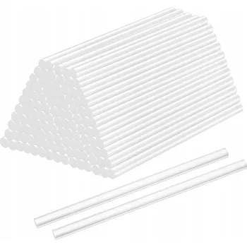 Příslušenství k lepící pistoli Tavné Tyčinky 7mm x 150mm Průhledný Silné do Tavné Pistole 30 ks EVA